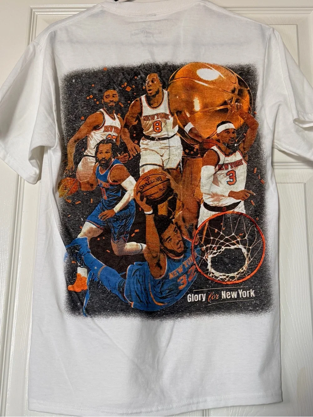 New York Champions Graphic T-Shirt - White/Orange
